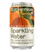 Greenhouse Juice Co. Real Blood Orange Probiotic Sparkling Water (Eau pétillante probiotique à l'orange sanguine)