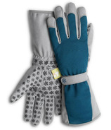 Dig It Apparel High 5 Long Cuff Garden Gloves Bleu/Gris