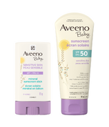 Aveeno SPF 50 Baby Sensitive Skin Sunscreen Bundle