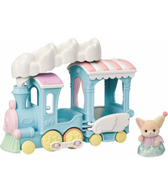 Calico Critters Floating Cloud Rainbow Train