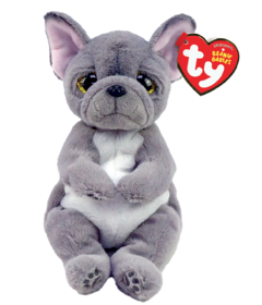 Ty Beanie Babies Wilfred Grey Dog