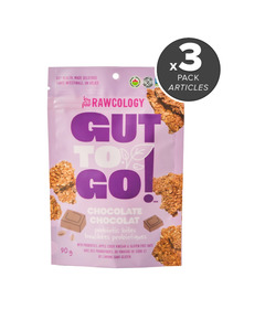 Rawcology Gut To Go Probiotic Bites Chocolate Bundle
