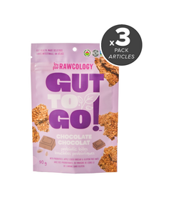 Rawcology Gut To Go Probiotic Bites Chocolate Bundle