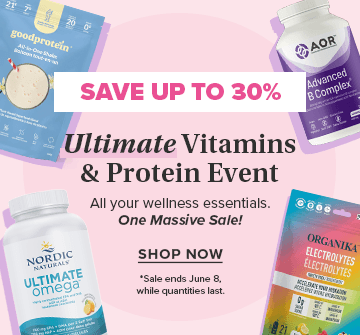 Save up to 30% on The Vitamins & Protein Sale 