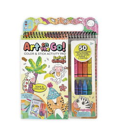 Bright Stripes Art on the Go! Collage Fun Jungle