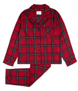 Ensemble de pyjama pour femme petit lem en flanelle écarlate rouge