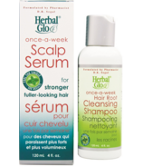 Herbal Glo sérum pour le cuir chevelu une fois par semaine + shampooing pour les racines des cheveux 