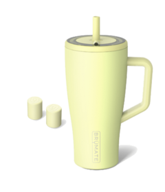 BruMate Era Straw Tumbler + Era Straw Caps Prickly Pear Bundle