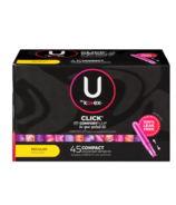U by Kotex Click Compact Tampons Regular Unscented