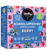 Healthy Crunch barres granola aux baies approuvées par l'école