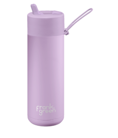 frank green Ceramic Reusable Bottle with Flip Straw Lid Lilac Haze