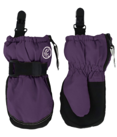 Calikids Mitten with Cuff Clip Blackberry