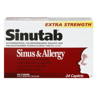 Sinutab Sinus & Allergy Extra Strength Sinutab Sinus & Allergy Extra Strength