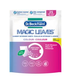 Dr. Beckmann Magic Leaves Color Laundry Detergent Sheets Fresh Blossom