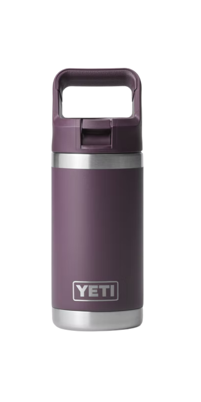 YETI Rambler Jr. 12 oz Kids Bottle with Straw Cap-Peak Purple