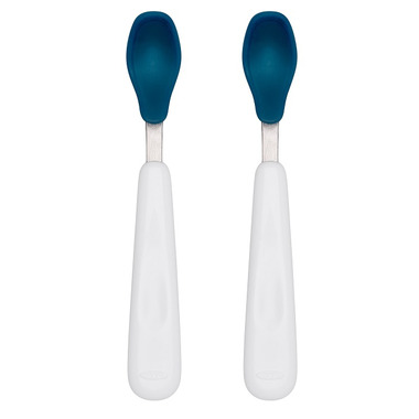 Buy OXO Tot Silicone Feeding Spoon Set Navy at Well.ca | Free