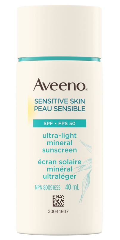 aveeno ultra light mineral sunscreen review