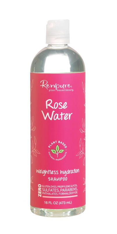 祝開店！大放出セール開催中】 RENPURE Plant Based Rose Water Hydrating Shampoo for Dry  Hair S