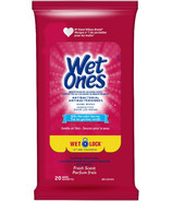 Wet Ones Antibacterial Hand & Face Wipes Travel Pack