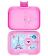 Yumbox Panino 4 Compartment Fifi Pink with Paris Je T'aime Tray