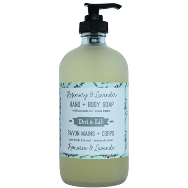 Dot & Lil Rosemary & Lavender Liquid Hand & Body Soap Dot & Lil Rosemary & Lavender Liquid Hand & Body Soap