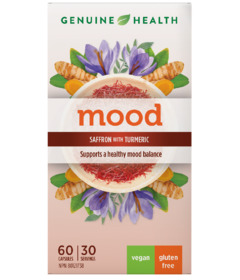 Genuine Health Mood Saffron & Turmeric 