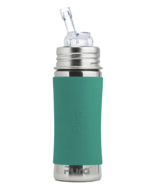 Pura Straw Bottle with Mint Sleeve