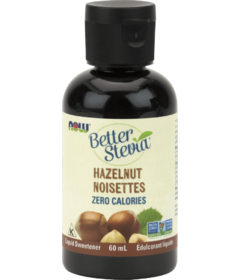 NOW BetterStevia Liquid Sweetener Hazelnut