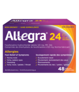 Allegra Non-Drowsy 24 Hour Allergy Tablets