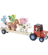 Vilac Stacking Tractor and Trailer with Animals