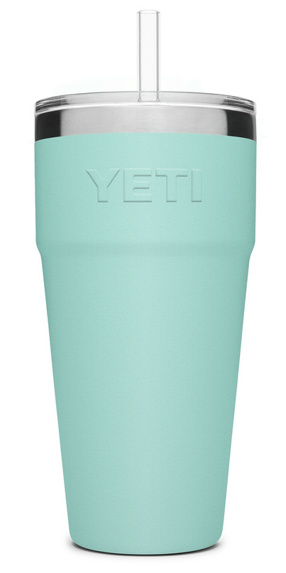 YETI Rambler 35 oz Straw Mug, Vacuum Insulated, Stainless Steel, Seafoam