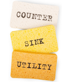 Kikkerland Counter Intelligence Pop Up Sponge