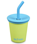 Klean Kanteen Kid Cup with Straw Lid and Matching Straw Juicy Pear