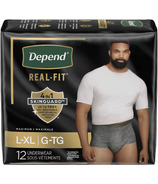 Dépendez des sous-vêtements d’incontinence réels pour hommes grands / extra grands