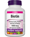 Webber Naturals Biotine 1000 mcg