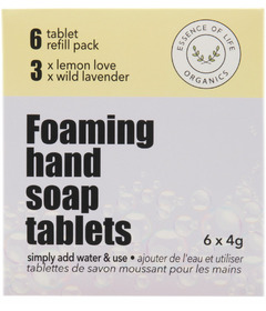 Essence of Life Organics Hand Soap Refill Tablets Lavender & Lemon