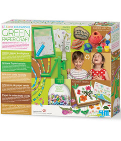 4M Steam Kids Deluxe Green Paper Craft