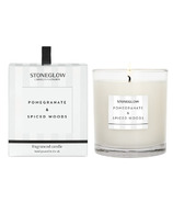 Stoneglow Modern Classics Tumbler Candle Pomegranate & Spiced Woods 