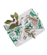Your Green Kitchen Furoshiki Holiday Gift Wrap Green