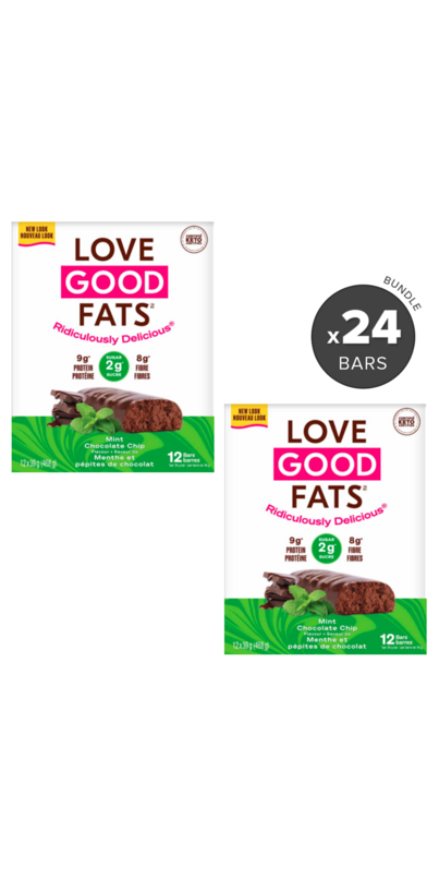 Buy Love Good Fats Mint Chocolate Chip Snack Bar Bundle at Well.ca ...