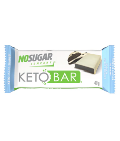 Barre céto aux biscuits et èa la crème de No Sugar Company
