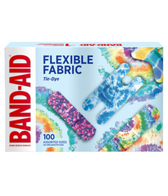 Band-Aid Flexible Fabric Adhesive Tie-Dye Bandages