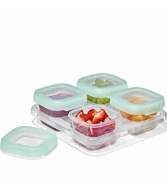 OXO TOT Baby Blocks Freezer Storage Containers Opal