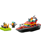 LEGO City Fire Rescue Boat Building Toy Set