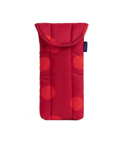BAGGU Puffy Glasses Sleeve Red Polka Dot