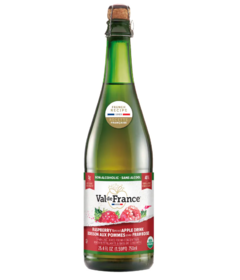 Val De France Organic Sparkling Juice Apple Raspberry