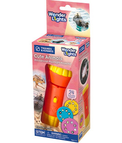 Thames & Kosmos Wonder Lights Cute Animals Educational Flashlight Projector