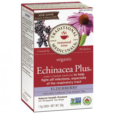 Traditional Medicinals Organic Echinacea Plus Elderberry Tea Traditional Medicinals Organic Echinacea Plus Elderberry Tea