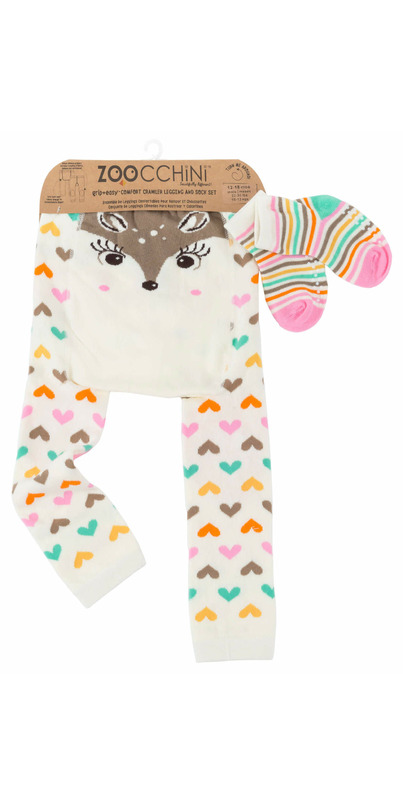 ZOOCCHINI Crawler Legging/Sock Set Fiona the Fawn