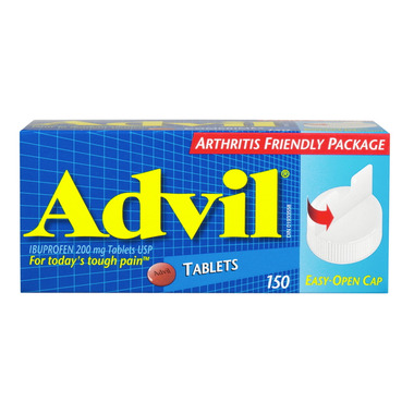 Advil Tablets in Arthritis Friendly Package Advil Tablets in Arthritis Friendly Package